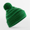 Team Stripe Beanie - B476:Green, 52% polyester / 47% acrylic / 1% elastane, One Size
